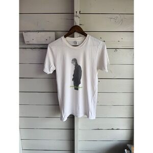 Jesse McCartney Graphic T-Shirt Standard American White Short Sleeve Small